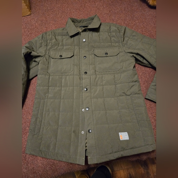 Free Country Other - Free Country Quilted Olive Green Jacket Men's Size Medium